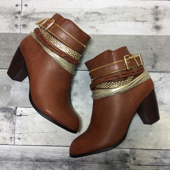 Olivia Miller | Shoes | Olivia Miller Concourse Ankle Boots Buckle Studded  | Poshmark